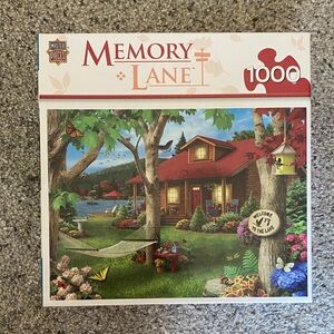 MasterPieces Memory Lane 1000-Piece Puzzle - Red and Green